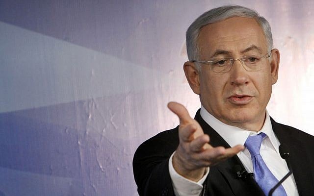 Netanyahu walks a frayed tightrope. (photo credit: Miriam Alster/Flash90)