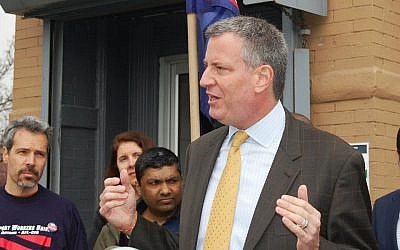 New York mayor Bill de Blasio (Courtesy BilldeBlasio.com)