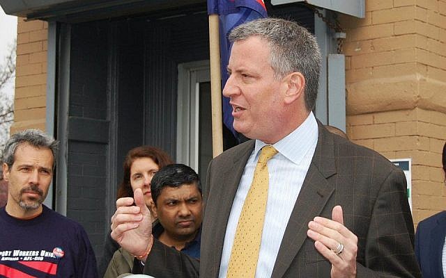 New York mayor Bill de Blasio (Courtesy BilldeBlasio.com)