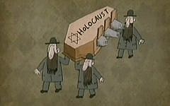 Iranian Holocaust cartoon (photo credit: Channel 2 screen capture)
