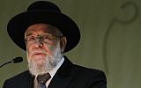 Rabbi Meir Lau (photo credit: Miriam Alster/Flash 90)