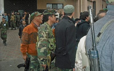 Rival Libyan militias clash in Tripoli on February 7, 2012 (photo credit: CC BY Magharebia/Flikr)