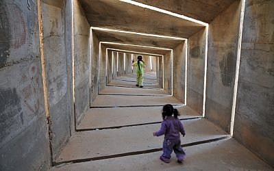 The tunnel of the 'andarta' (photo credit: Shay Levy/Flash 90)