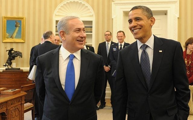 PM Benjamin Netanyahu with US President Barack Obama, March 2012. (photo credit: Amos Ben Gershom/GPO/Flash90) PM Benjamin Netanyahu with US President Barack Obama, March 2012. (photo credit: Amos Ben Gershom/GPO/Flash90)