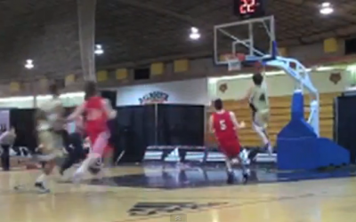 Going up for a basket, #4 (Courtesy Maccabi Haifa via YouTube)