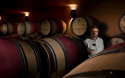 Eli Ben Zaken with his wines (Courtesy Castel Winery) Eli Ben Zaken with his wines (Courtesy Castel Winery)