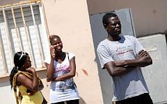 African migrants in south Tel Aviv (illustrative photo: Tomer Neuberg/Flash90)