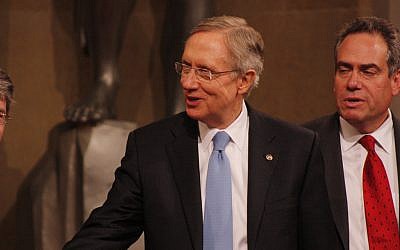 US Senator Minority Leader Harry Reid (photo credit: CC-BY ryanjreilly, Flickr)
