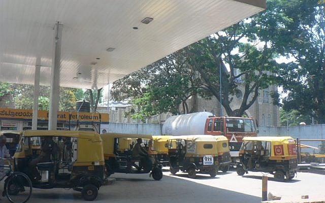 A gas station in India. (CC-BY-SA amoeda, Flickr)