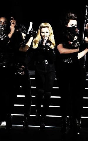 At rehearsal (Courtesy Madonna Facebook page)