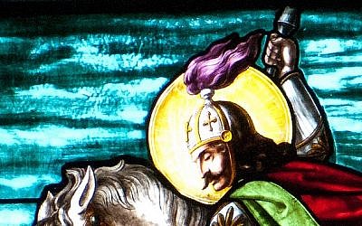 Illustrative image of Saint George. (photo credit: CC BY quinet, Flickr)
