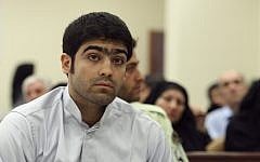 Majid Jamali Fashi listens to the judge at his trial last August (photo credit: AP Photo/Vahid Salemi)
