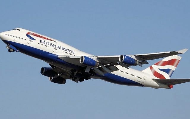 Illustrative photo of a Boeing 747-400 (photo credit: Adrian Pingstone)
