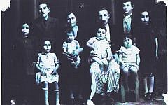 The Baghdadis, a Jewish family in Aleppo, Syria, around 1940. In Aleppo, and in other cities and towns across north Africa and the Middle East, some 850,000 Jews were pushed out of their homes beginning in the mid-20th century. (Courtesy of Asher Ron)