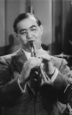 Benny Goodman (photo credit: Stage Door Canteen film, Wikimedia Commons)