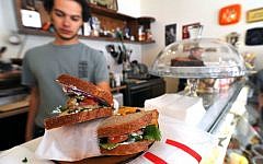 The matias sandwich at Devotchka Sandwich Bar (photo credit: David Katz)
