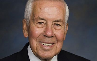 Senator Dick Lugar, who took office in 1977, is the first six-term senator to lose a seat in a primary election in 60 years. (photo credit: Courtesy)