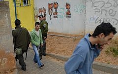 Border Police officers in south Tel Aviv in 2007. (photo credit: Gili Yaari/Flash90)