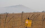 Illustrative photo of a minefield in northern Israel (photo credit: Yossi Zamir/Flash90)