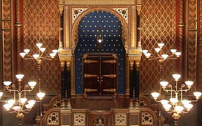 The Spanish Synagogue in Prague (photo credit: Rachael Cerrotti/Flash90)
