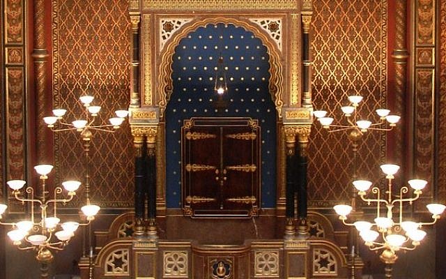 The Spanish Synagogue in Prague. (photo credit: Rachael Cerrotti/Flash90)