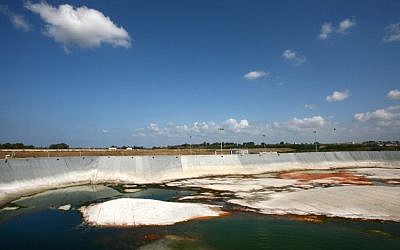 A sewage treatment facility in Israel (photo credit: Chen Leopold/Flash90)