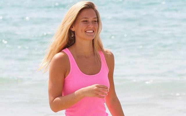 Refaeli during a shoot in 2011 (photo credit: Meir Partush/Flash90)