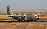 Israeli air force Lockheed C-130 Hercules. June 28 2011 (Ofer Zidon/Flash90)