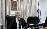 Jerusalem District Court Judge Yosef Shapira (photo credit: Miriam Alster/Flash90)
