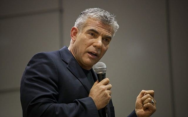 Yair Lapid, the founder of Yesh Atid, will rally Friday to protest Wednesday's breakdown in talks over universal conscription (photo credit: Yonatan Sindel/Flash 90) Yair Lapid, the founder of Yesh Atid, will rally Friday to protest Wednesday's breakdown in talks over universal conscription (photo credit: Yonatan Sindel/Flash 90)