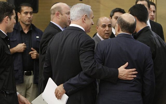 The Hebrew press is slowly lettiing go of the gripping story of political unity that rocked the nation and dominated headlines all week (photo credit: Miriam Alster/Flash90)
