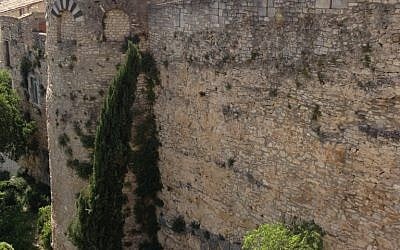 The wall surrounding Girona's Old City. (photo credit: courtesy) The wall surrounding Girona's Old City. (photo credit: courtesy)