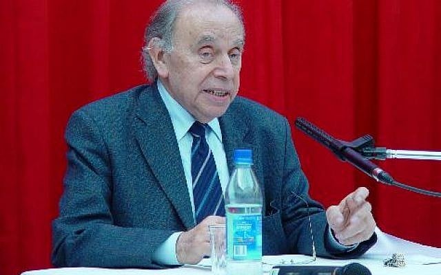 Arno Lustiger in 2005 (photo credit: Creative Commons, by Bir2000, CC BY-SA 2.5)