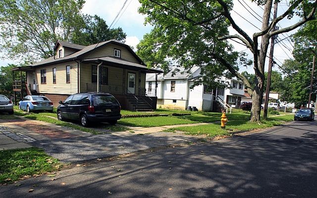 A house, left, at 116 E. Linwood Ave., is seen in Maple Shade, N.J. A woman who would not identify herself, answered the door at Apt. B, door left, back of house, and said that it is the home of Pedro Hernandez, who is in custody in the disappearance of Etan Patz in 1979.(AP Photo/Mel Evans)