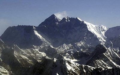 Mount Everest (photo credit: AP/Binod Joshi)