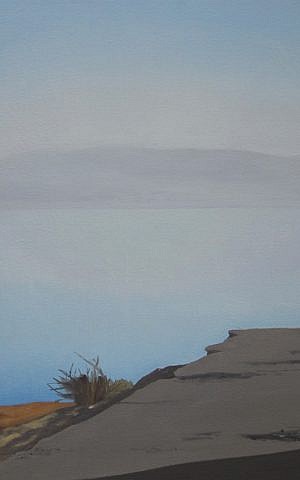 Parking Lot, 2012, oil on canvas, 18 in. x 20 in. (Courtesy Abraham Storer)