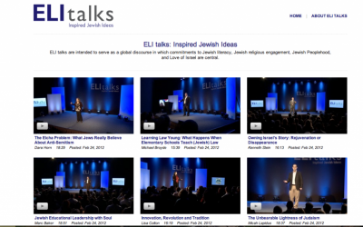 Image capture of the ELI talks website (www.elitalks.org)