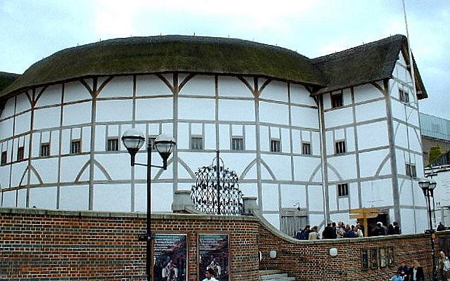 Shakespeare's Globe theater in London (photo credit: Wikimedia Commons)
