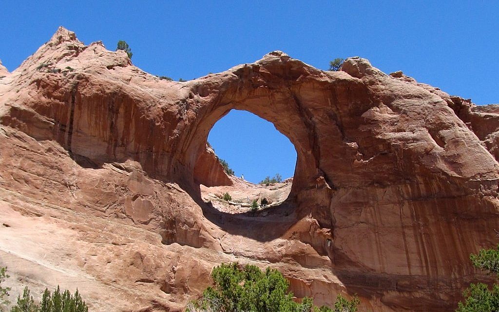 Window Rock in Arizona, home of the Navajo Nation Museum (photo credit: Edmon J. Rodman)