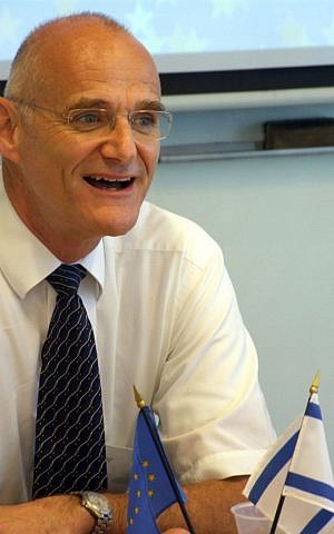 Ambassador Andrew Standley (photo credit: courtesy of Ben Gurion University)