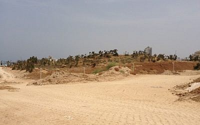 The golf course dunes (photo credit: Jessica Steinberg)