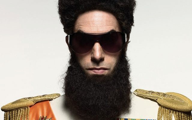 Sacha Baron Cohen as Middle Eastern tyrant General Aladeen (Courtesy "The Dictator")