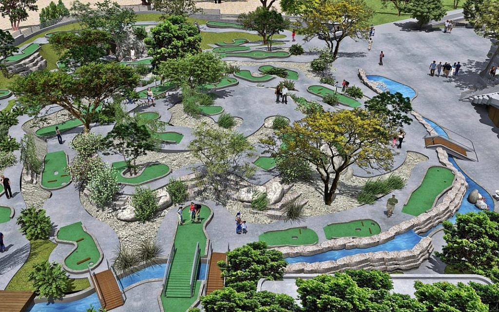 Noam Zeichner's plans for Psagot Golf (Courtesy Noam Zeichner)
