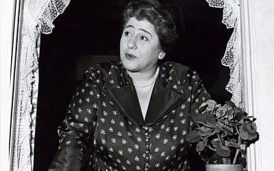 Gertrude Berg as Molly Goldberg of 'The Goldbergs.' (photo credit: CBS Television/JTA)