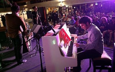 Pianist Omri Mor, seen here in Jerusalem in 2011, is one of the Israeli artists scheduled to perform in New York at the Jazzrael festival (photo credit: Yossi Zamir/Flash90)