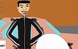 Animated character Bouzbal captures the imagination of Moroccans (photo credit: Facebook)