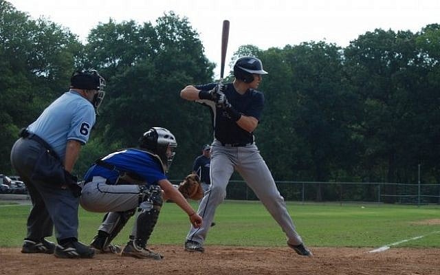 Ungar at bat (photo credit: Max Ungar)