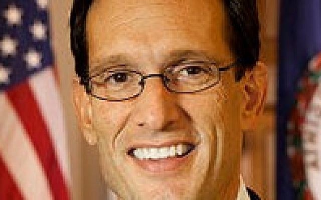 Majority Leader Eric Cantor will remain the only Jewish Republican in the US House of Representatives. (Wikimedia Commons)