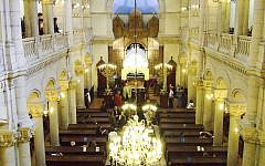The Grand Synagogue in Lyon, France. (photo credit: CC-BY Anne Varak, Flickr)