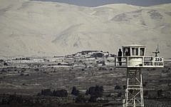 A member of the UN observer force on the Israel-Syrian border in the Golan Heights (photo credit: CC BY FreedomHouse, Flickr)